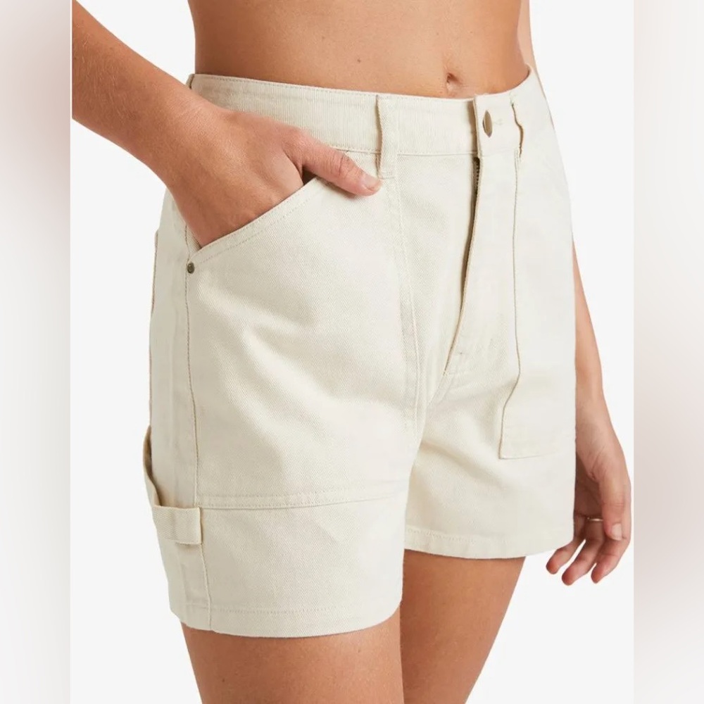 Billabong Leia Short Denim Shorts Whitecap